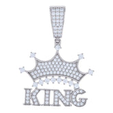 925 Silver Pendant With Moissanite Ctw 1.03